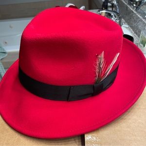 Fedora….Red…wore once!